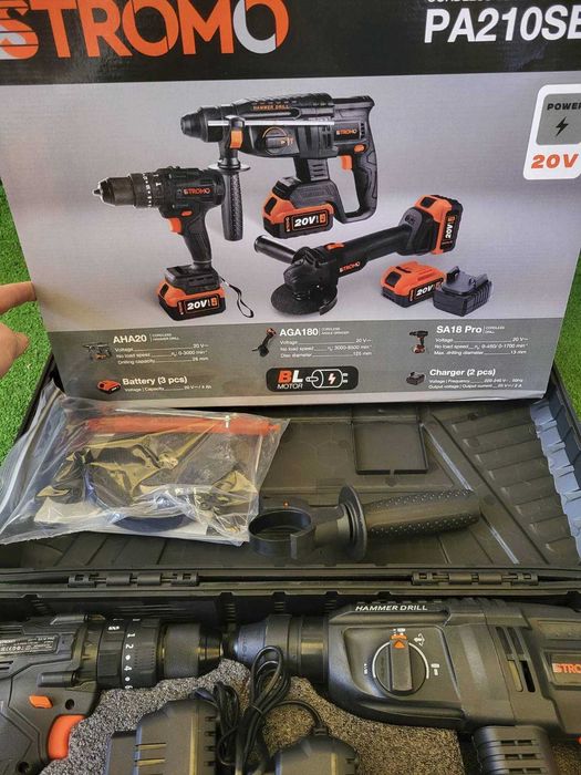 Гайковерт акумуляторний,гайкокрут ударний Stromo,стромо 4А20В.Сила!!!