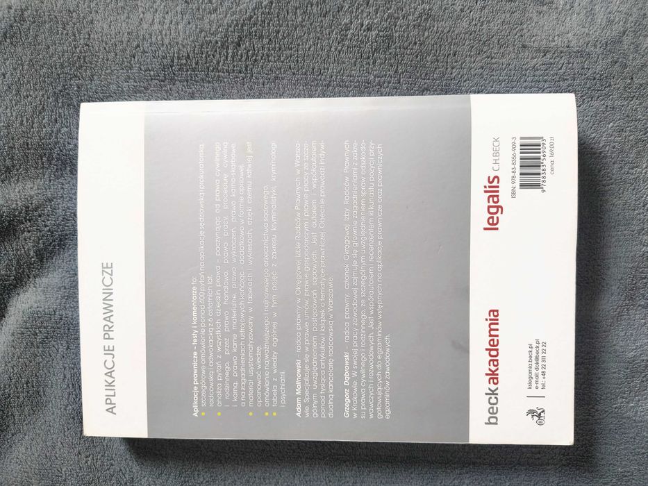 Egzaminy wstępne na aplikację prawnicze