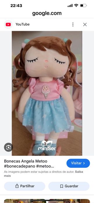 Bonecas Angela metoo impecaveis