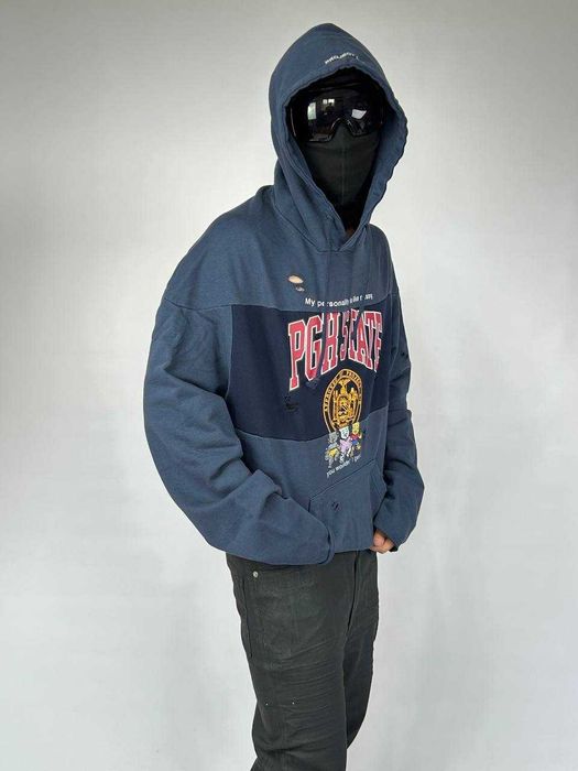 Project GR Grailz худі худи синяя кофта синя distressed