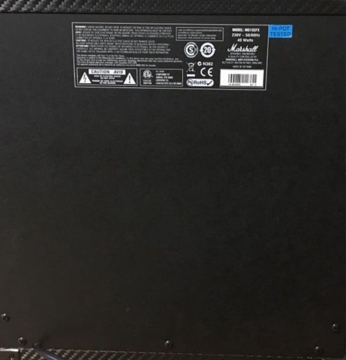 Комбопідсилювач для електрогітари Marshall MG 15 CFX