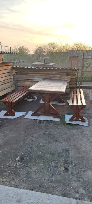 Продам стіл і лавки для бесідки, меблі в альтанку
