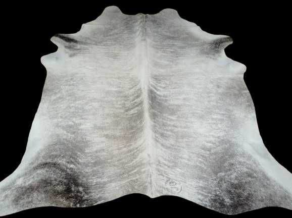 Skóra Krowia Naturalna 210x190 cm – Tygrys Kremowo-Szary, Unikat