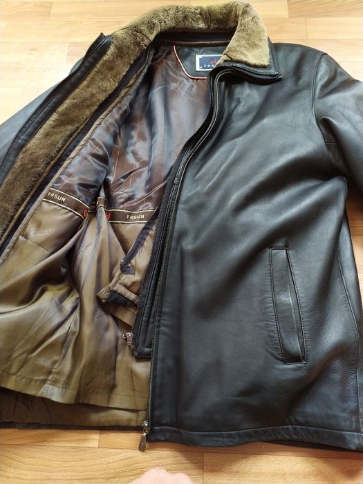 Мужская кожаная куртка