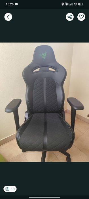 Monitor asus e Cadeira gaming Razer em excelente estado (PRECO NEGOCIÁVEL)