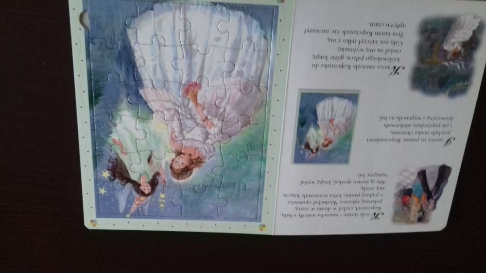 Książka Wróżki Puzzle układanka Bajki