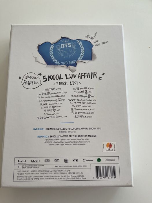 BTS album original SKOOL LUV AFFAIR special