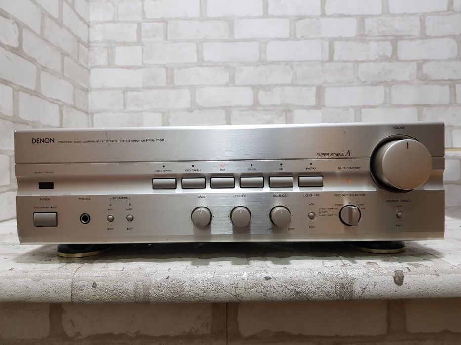 ТОР! Стерео підсилювач DENON PMA-715R, *2х100 Вт, б/у *MOS-FET транз.*