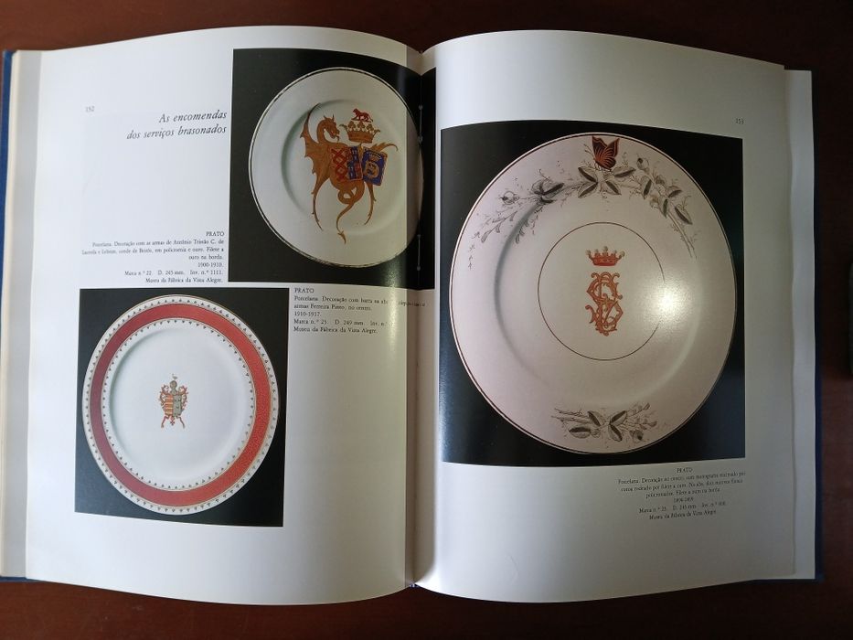 Livro porcelana Vista alegre