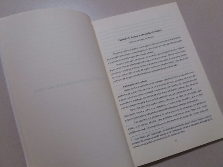 Livro: Pensar a Educação de Manuela Silva