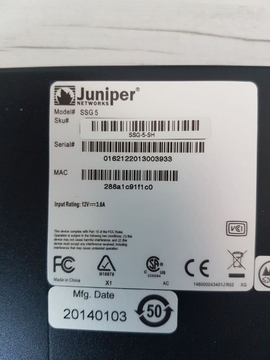 Juniper SSG-5-SH