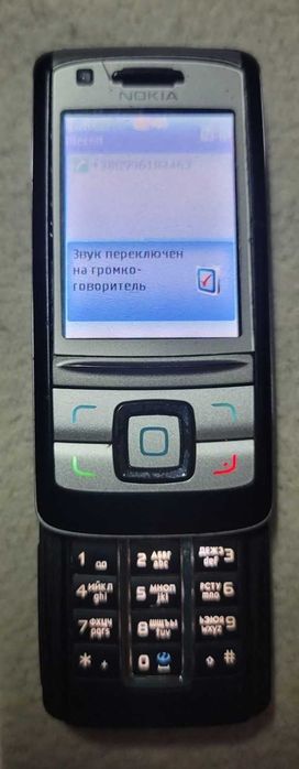 Мобильный Nokia 6280 Finland слайдер с зарядкой фарфор статуэтк sharp