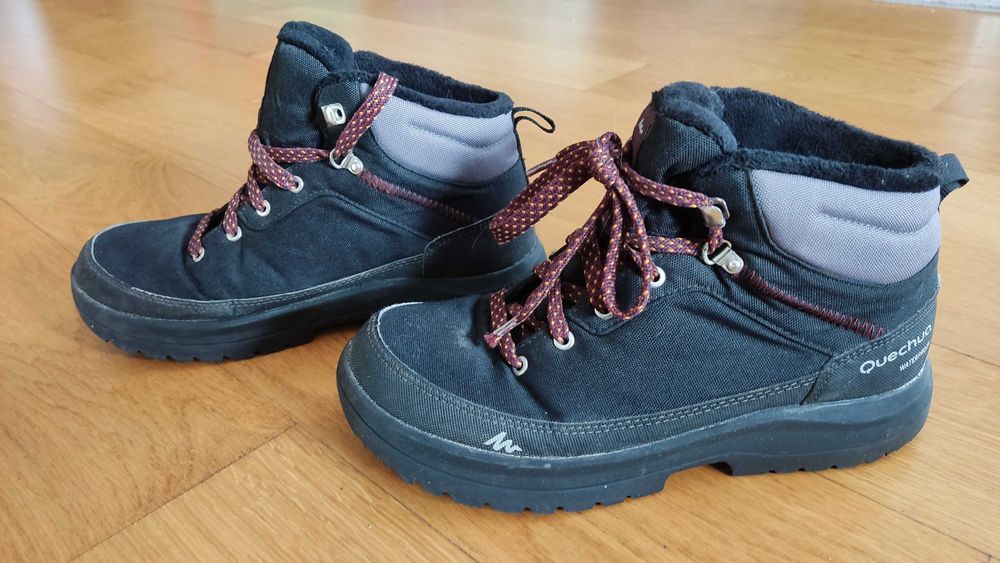 Buty turystyczne, ocieplane, wodoodporne, Quechua 39