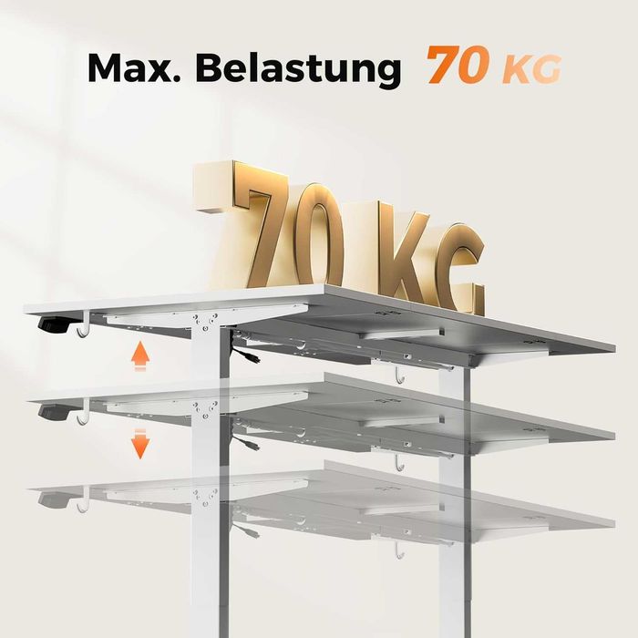 Nowe elektryczne biurko / stół / blat / 80x180CM / AGILESTIC !A3435!