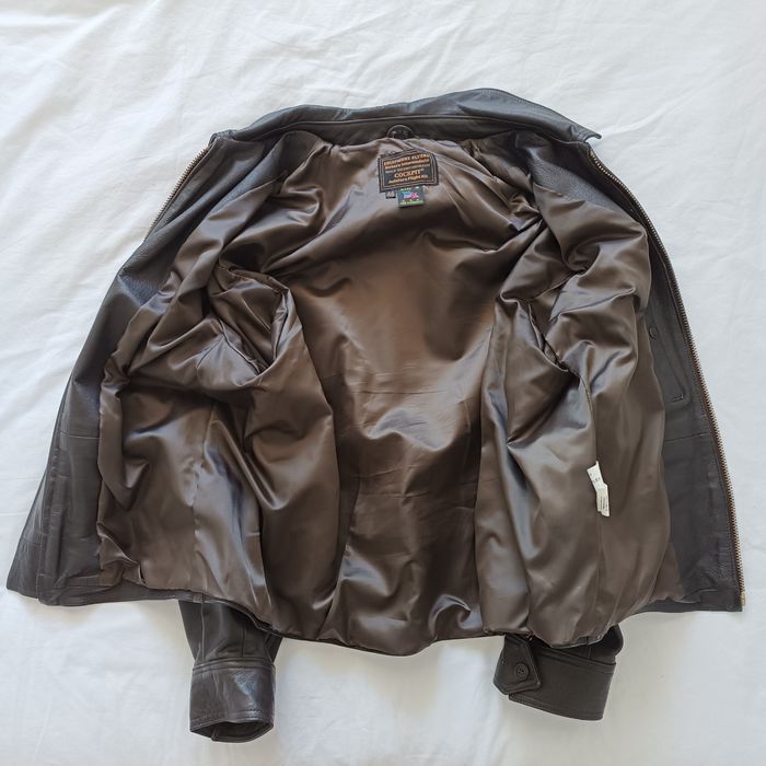 Casaco de couro - Piloto - como novo