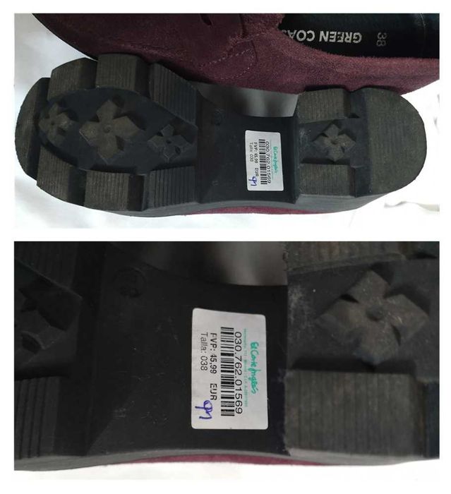 Green Coast Sapatos de salto Corte Inglês Tam 38