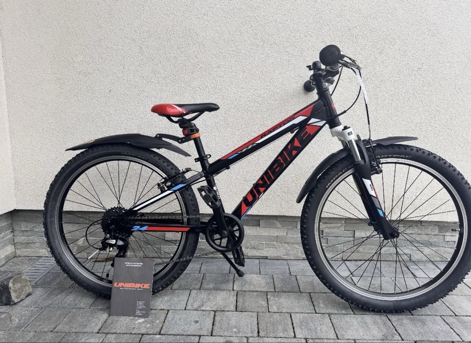 Gwarancja! Super stan Unibike Raptor koła 24” rama 11”