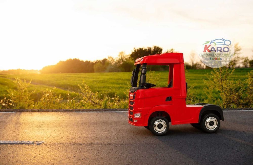 Scania TIR Auto Na Akumulator Pojazd dla dzieci Full LED Panel Koła EVA