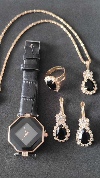 Dla Dziewczynki Zegarek Damski plus biżuteria