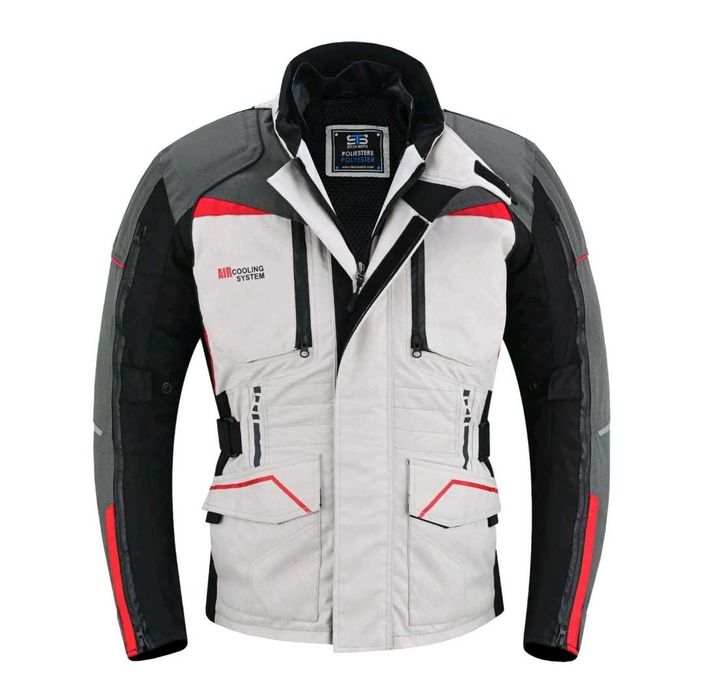 Casaco touring 3 camadas c/proteções mota scooter novo