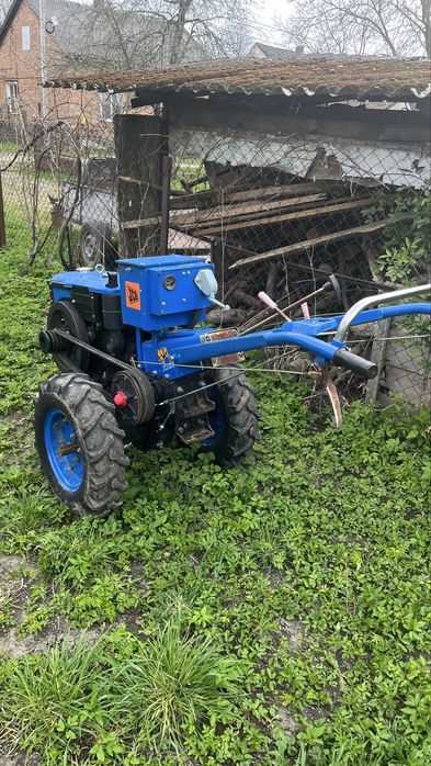 Мотоблок Зубр 10 к.с. + Фреза