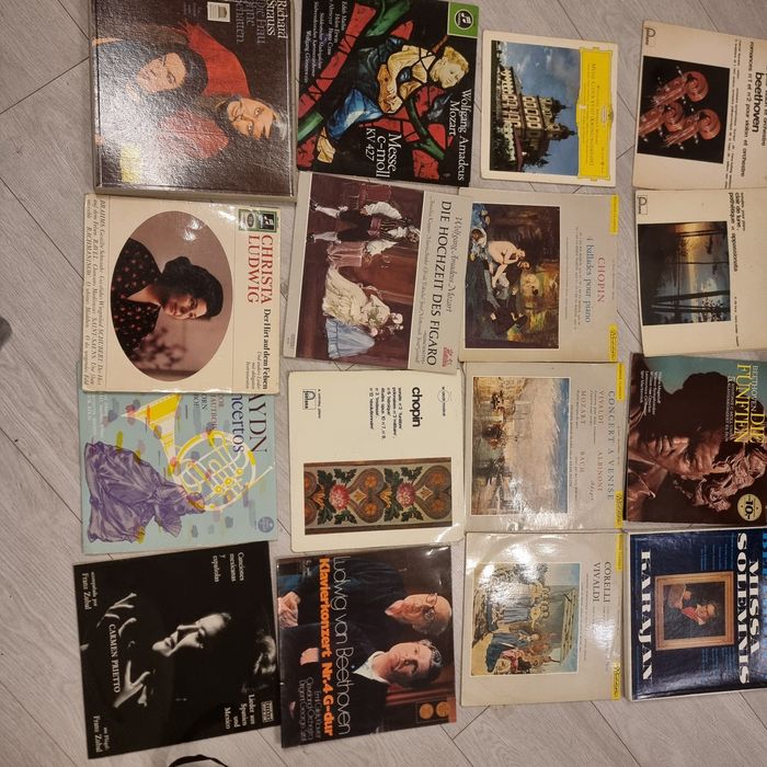 Kolekcja płyt winylowych  Beethoven, Mozart, Chopin, Vivaldi, Bach,