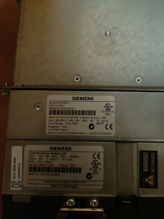 Falownik SIEMENS  0,75kw