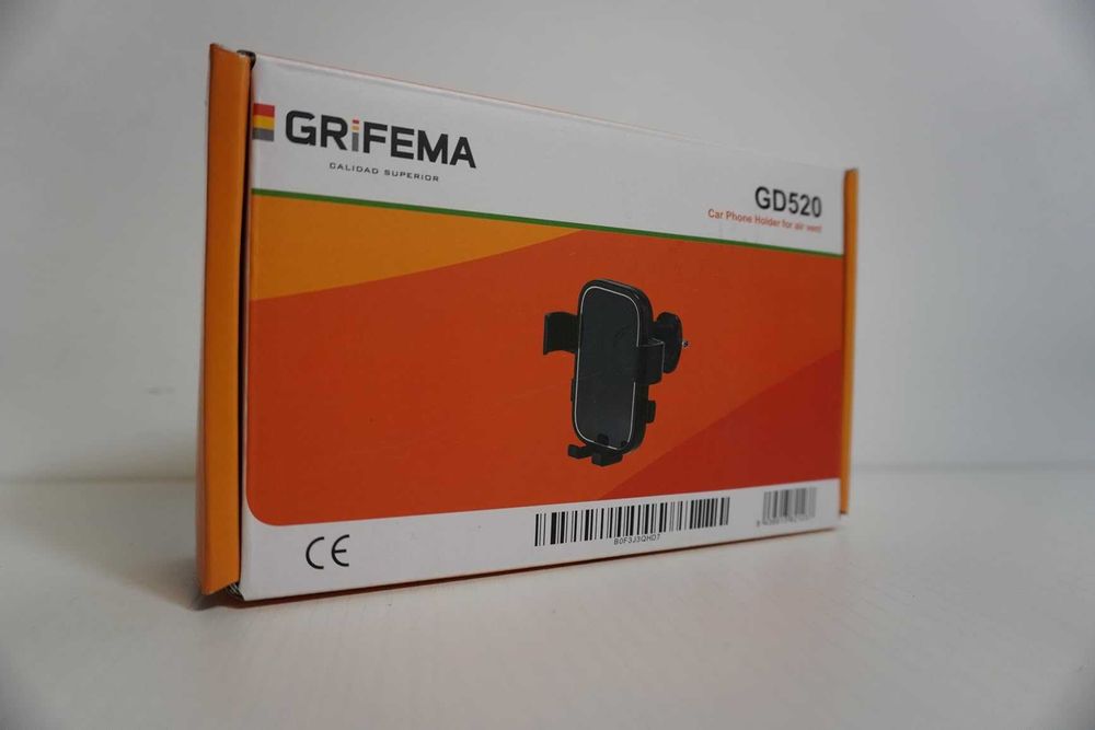 Suporte de Telemóvel para Carro c/ Fecho Mecânico Automático - Novo