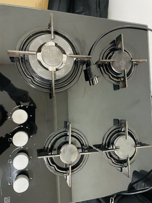 Placa de fogao a gás usado