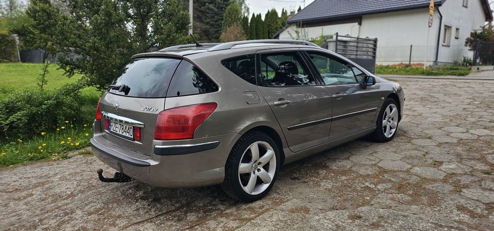 Peugeot 407 sw 2.0hdi panorama alu 18cali! Okazja!