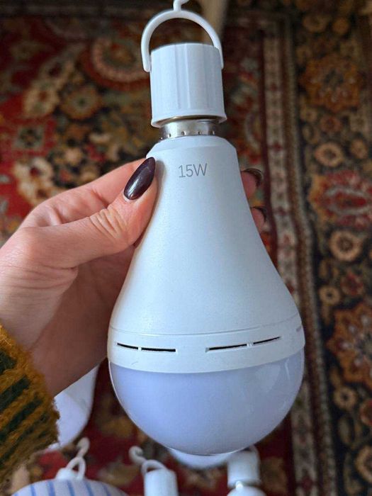автономні лед лампочки e27 15w 6 штук