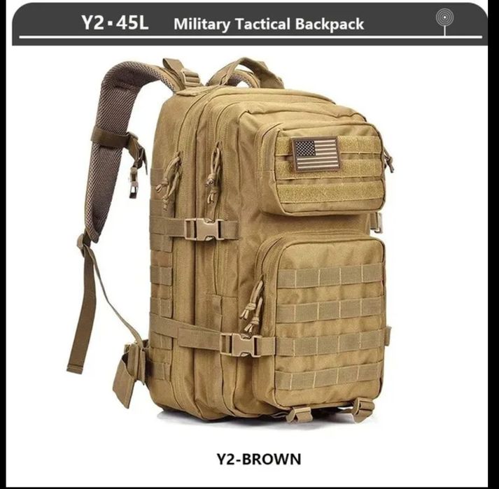 Mochila Tática 45L Nova & Selada