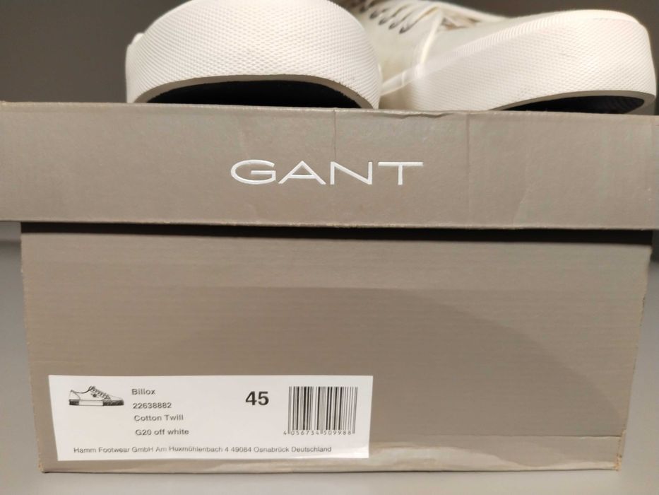 Nowe męskie buty GANT rozmiar 45
