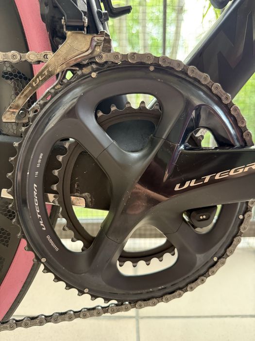 korba 170mm Ultegra 8000 pomiar mocy Ronde 53/39