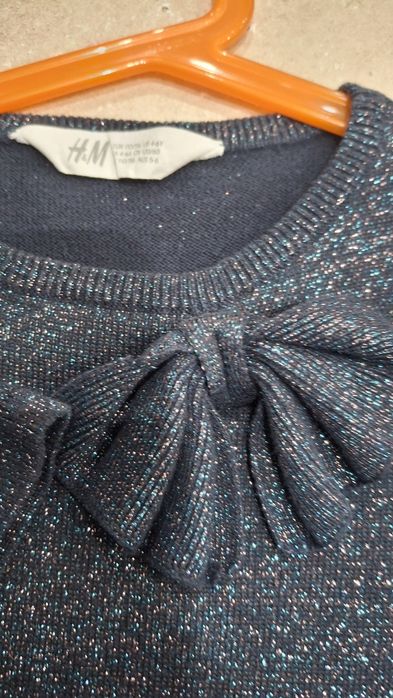 Sukienki świąteczne dziewczęce dla bliźniaczek 110 H.M