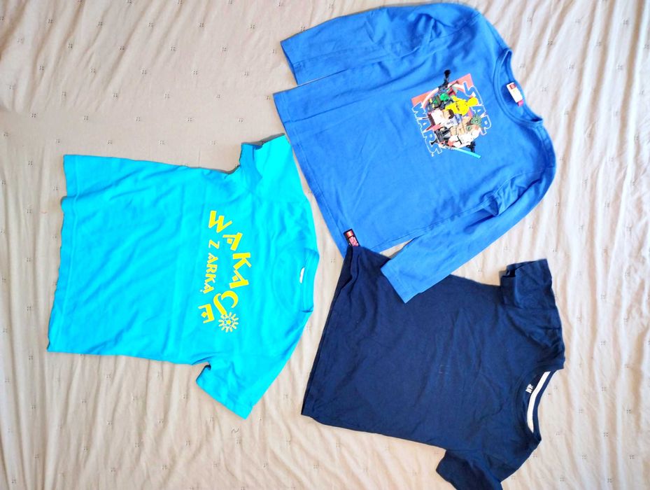 Fajna paczka ubrań dla chłopca 122 128