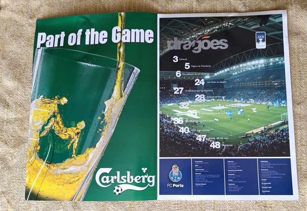 Revista Futebol Dragões Marcha Triunfal - Especial Quaresma e B. Alves