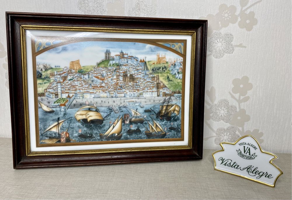 A mais antiga Vista Panorâmica de Lisboa Vista Alegre Coleção Limitada