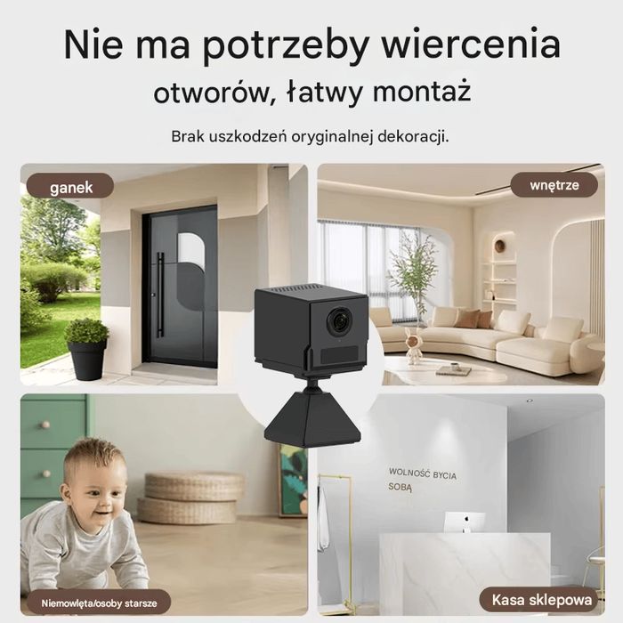 Ukryta MINI KAMERA WIFI podgląd na żywo detekcja DO 10 DNI PRACY