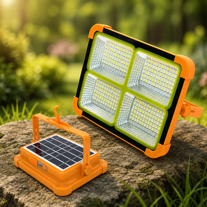Прожектор із сонячною панеллю 100W 2400mAh