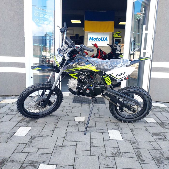 Пітбайк XTR 607 125cc 17/14, 9 к.с., вага 70 кг, від 12 років доставка