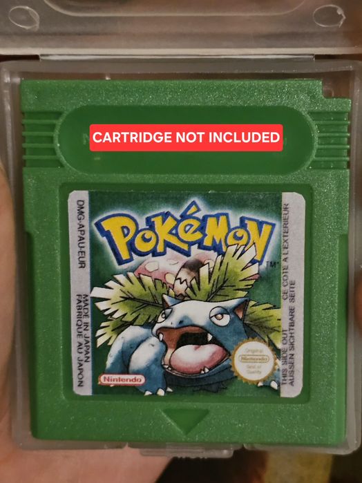 Custom Label Pokemon Green PAL UK Gameboy