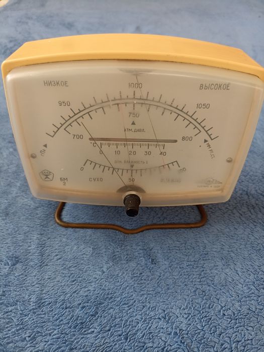 Барометер  вінтажний робочий  Б М  -2