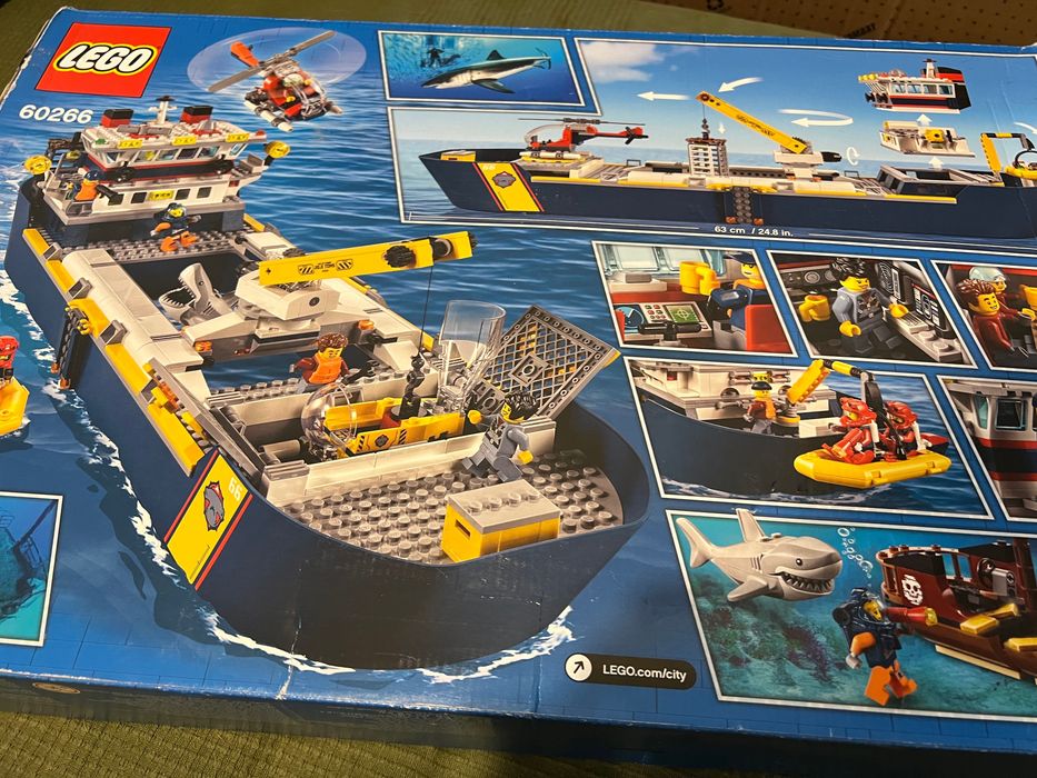Lego 60266 City - Statek badaczy oceanu