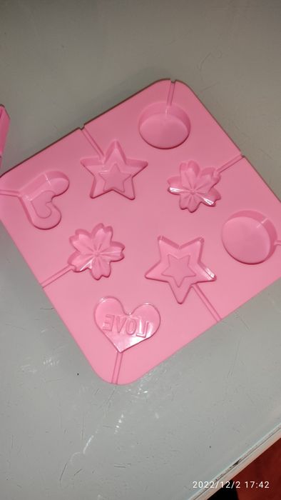 Zestaw silikonowych foremek do cukierków