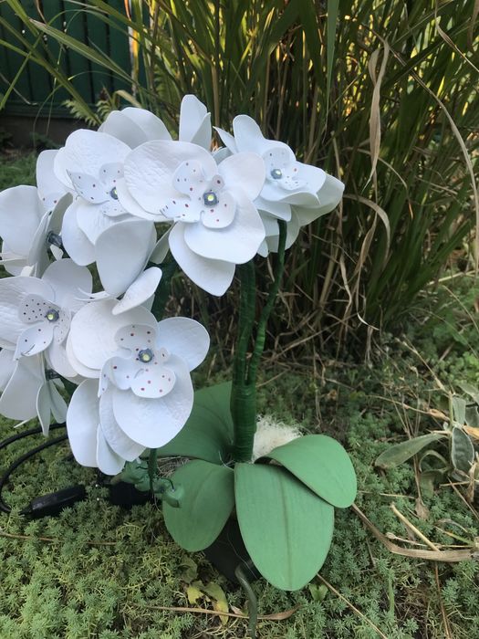 Настольный светильник орхидея. Ручная работа