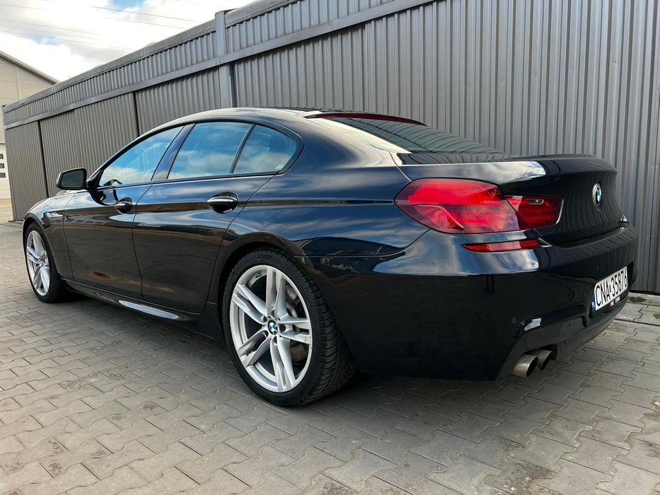 BMW Seria 6 Gran coupe M Pakiet Luxury Carbon Schwarz