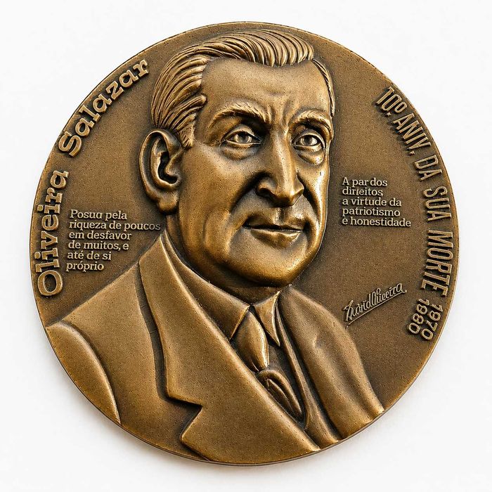 Medalha Comemorativa Oliveira Salazar — 110.º Aniversário da Morte