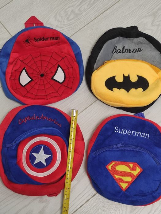 М'який плюшевий рюкзак, Спайдер Мен, Супермен, Поні