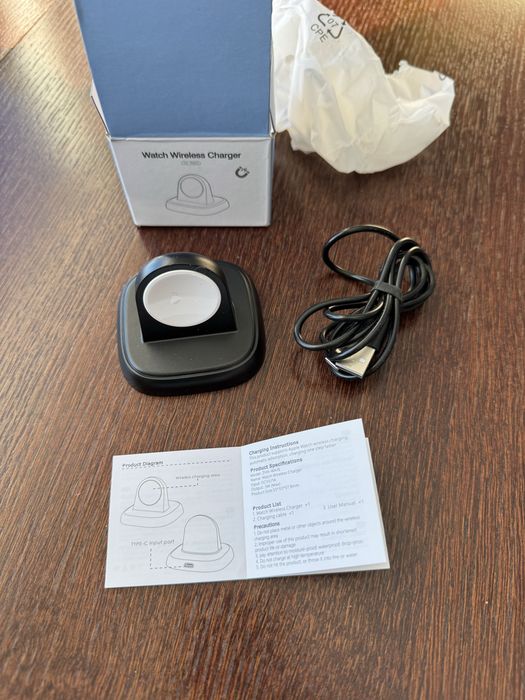 bezprzewodowa ładowarka indukcyjna do smartwatchy, model Hoco CW44
